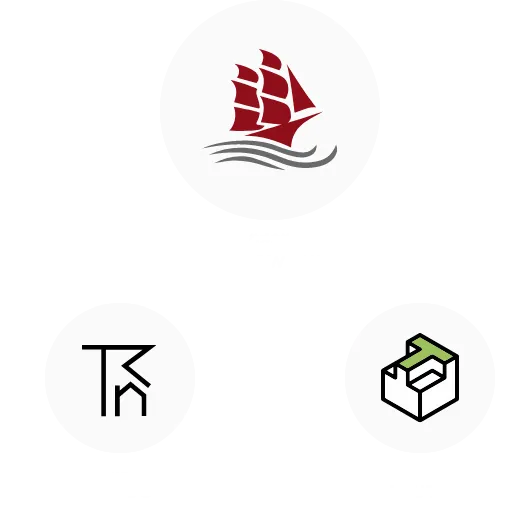 会社図：株式会社FOLLOW SHIP（株式会社RONDO・株式会社TRUTH）